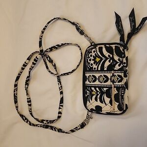Vera Bradley Ornate pattern covertable wallet crossbody